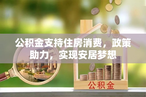 南充公积金支持住房消费，政策助力，实现安居梦想